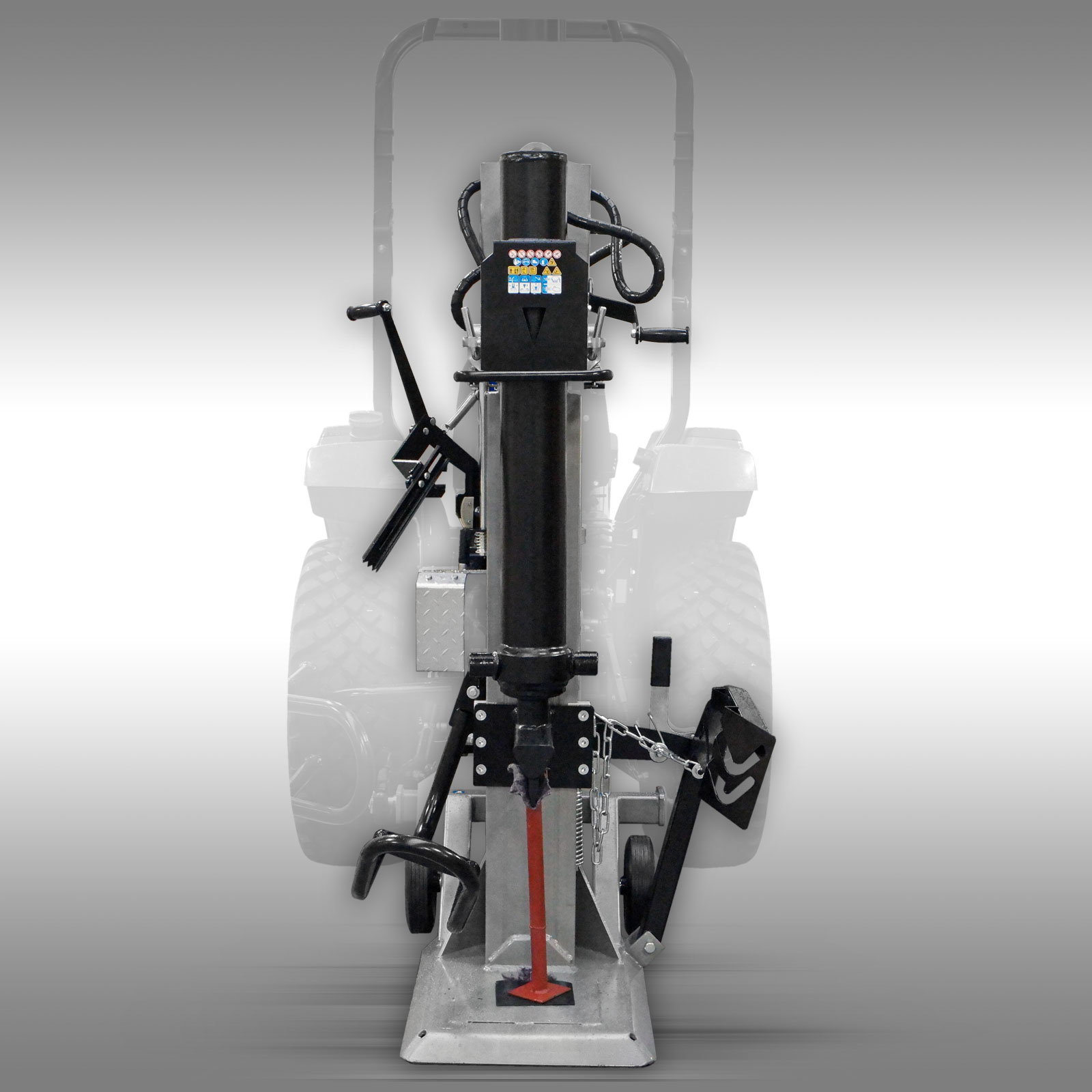 Štiepačka dreva Jansen TS-30K, 30 t kombi (PTO + elektrika), so zdvihákom dreva