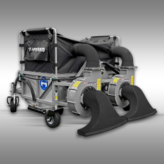 Jansen LS-8500H Vysávač lístia, hydraulika, s euro úchytom, na čelný nakladač, 1,5m