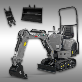 Jansen MB-800 Minibager, benzin, komplet set