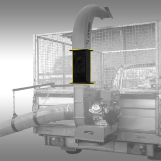 Jansen LG-1300 Predĺženie výfuku