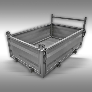 Korba (odnímateľné bočnice) pre Jansen RD-200, RD-300, RD-500