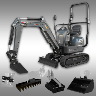 Jansen MB-700 Minibager, benzin, komplet set
