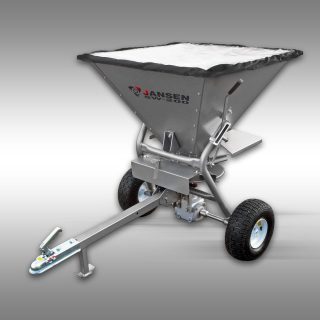 Rozmetací vozík Jansen SW-200, rozmetač hnojív, rozmetač soli