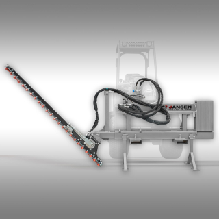Krovinorez Jansen THS-180 Žací mechanizmus na čelný nakladač, 1,80 m